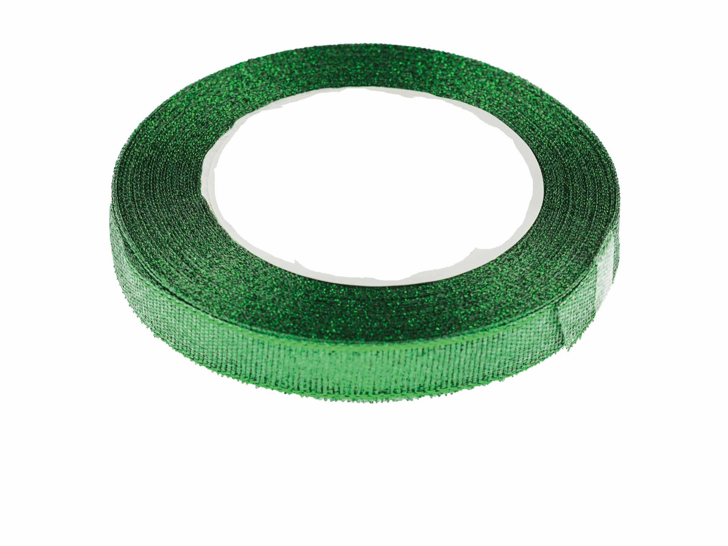 Wstążka brokatowa 6mm WB6-4 zielona Brewis